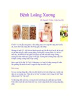 Bệnh Loãng Xương ppt