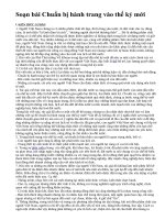 Soạn bài Chuẩn bị hành trang vào thế kỷ mới