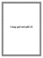 Làng quê nơi phố cổ pot