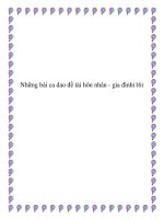 Những bài ca dao đề tài nguyện ước tình yêu pot