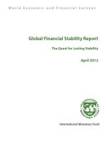 GLOBAL FINANCIAL STABILITY REPORT - THE QUEST FOR LASTING STABILITY pdf