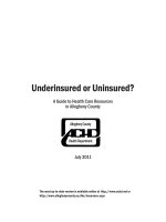 Underinsured or Uninsured? A Guide to Health Care Resources in Allegheny County doc