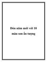 Đón năm mới với 10 màu son ấn tượng docx