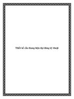 Thiết kế cầu thang hiện đại đúng kỹ thuật pdf
