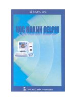 Học nhanh Delphi pdf