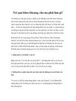 Trẻ quá khoe khoang, cha mẹ phải làm gì? potx