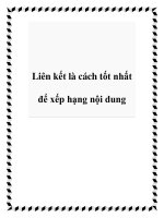 Liên kết là cách tốt nhất để xếp hạng nội dung doc