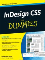InDesign CS5 For Dummies docx