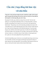 Cần chú ý hợp đồng khi làm việc với nhà thầu pdf