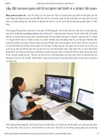 Lắp đặt camera quan sát hỗ trợ giám sát hành vi vi phạm hải quan potx