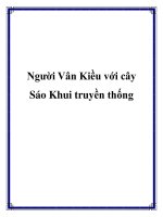 Người Vân Kiều với cây Sáo Khui truyền thống ppt