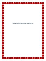 Giáo dục kỹ năng sống cho học sinh, sinh viên. docx