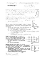 Đề thi học sinh giỏi lớp 11 THPT tỉnh Hà Tỉnh năm học 2012 Môn Vật Lý doc