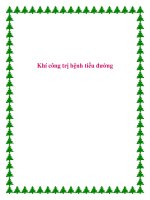 Khí công trị bệnh tiểu đường ppt