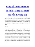 Giúp bố tự tin chăm bé sơ sinh – Thay tã, chăm sóc rốn & vùng kín doc