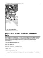 Curious Punishments of Bygone Days pot