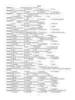 Đề luyện thi đại học môn tiếng Anh - Đề số 36 pot