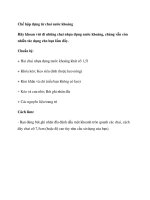 Chế hộp đựng từ chai nước khoáng doc