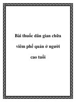 Bài thuốc dân gian chữa viêm phế quản ở người cao tuổi doc