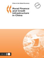 Rural Finance and Credit Infrastructure in China doc