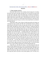 Chương trình phát triển xuất khẩu tỉnh Thanh Hóa giai đoạn 2001-2005 và giai đoạn 2006-2010