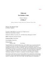 o'reilly - ethernet definitive guide