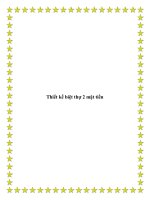 Thiết kế biệt thự 2 mặt tiền potx