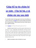 Giúp bố tự tin chăm bé sơ sinh - Cho bé bú, ợ & chăm sóc mẹ sau sinh potx