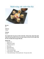 Bánh tráng mè cuộn tôm thịt potx