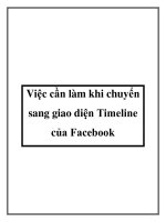 Việc cần làm khi chuyển sang giao diện Timeline của Facebook pot