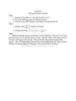 Đề Thi Thử Học Sinh Giỏi Lớp 9 Toán - Phần 1 - Đề 2 potx