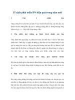 15 cách phát triển DN hiệu quả trong năm mới pdf