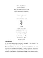 LOVE—MARRIAGE— BIRTH CONTROL doc