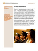 Education Matters for Health potx