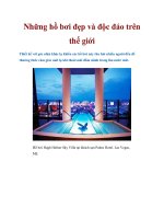 Những hồ bơi đẹp và độc đáo trên thế giới doc