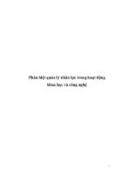 Phân biệt quản lý nhân lực trong hoạt động khoa học và công nghệ pptx