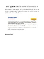 Biên tập hình ảnh miễn phí với Xara Xtremme 5 doc