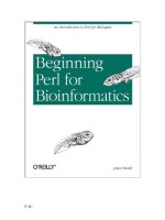 .Beginning Perl for Bioinformatics doc