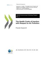 OECD Environment Working Papers No. 2: The Health Costs of Inaction with Respect to Air Pollution potx