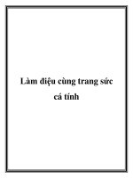 Làm điệu cùng trang sức cá tính pdf