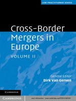 Cross-Border Mergers in Europe pptx