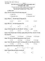 BÀI THI GIAO LƯU HỌC SINH GIỎI KHỐI LỚP 5 NĂM HỌC 2009 – 2010 pptx