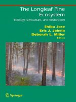 The Longleaf Pine Ecosystem Ecology, Silviculture, and Restoration ppt