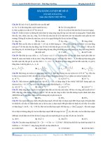 Đề thi thử đại học môn vật lí năm 2011 Khóa thầy Đặng Việt Hùng lần 15 phần 2