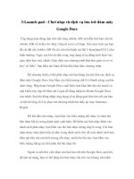 3-Launch pad - Chơi nhạc từ dịch vụ lưu trữ đám mây Google Docs docx