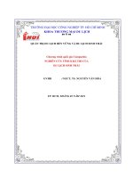 nghiên cứu tính khả thi của du lịch sinh thái