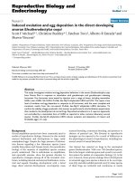 Induced ovulation and egg deposition in the direct developing anuran Eleutherodactylus coqui ppt
