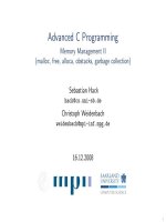 Memory management in c