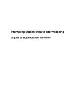 Promoting Student Health and Wellbeing: A guide to drug education in schools ppt