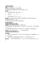 Đề Thi Thử Tốt Nghiệp Toán 2013 - Phần 2 - Đề 15 pptx